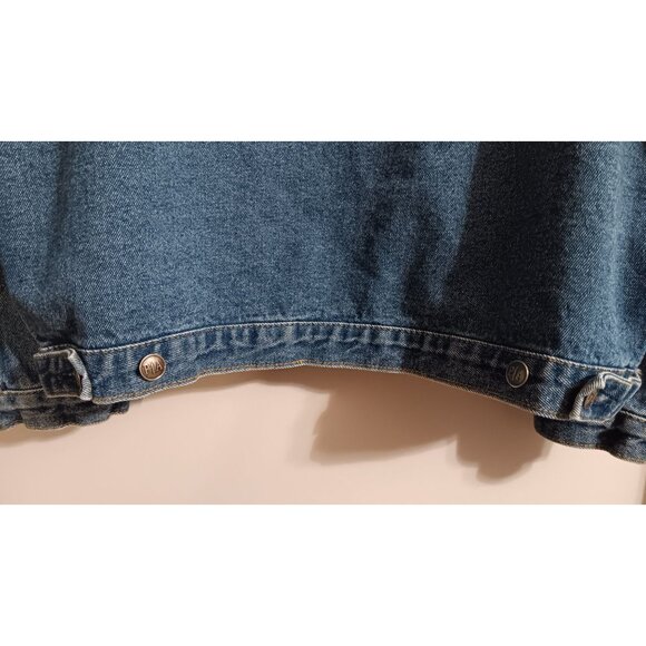 Port Authority Blue Denim Medium Red Rock Ride Adventure Horseback Cowboy Jacket - Picture 5 of 5